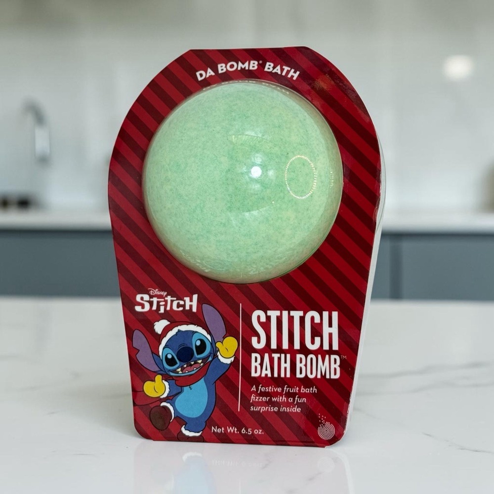 Disney Stitch Da Bomb Bath Bomb 6.5 oz Festive Fruit Surprise Christmas 2025